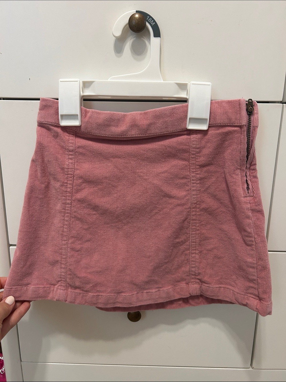 Crewcuts Pink Corduroy Skirt Girls Size 6-7